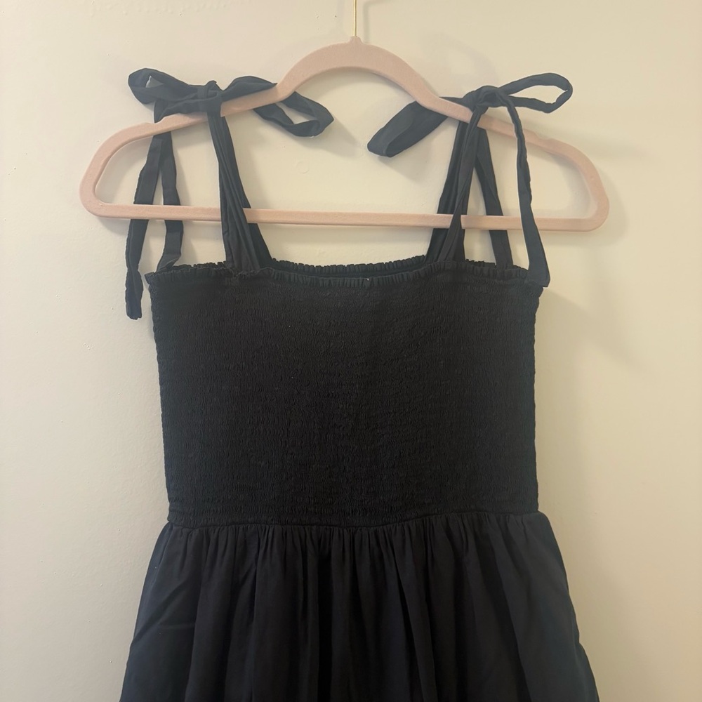 XIRENA Black Midi Dress